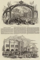 Festividades en Chippenham, inauguración del mercado de quesos